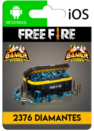 Free Fire: 2180 Diamantes + 218 Bonus Diamantes