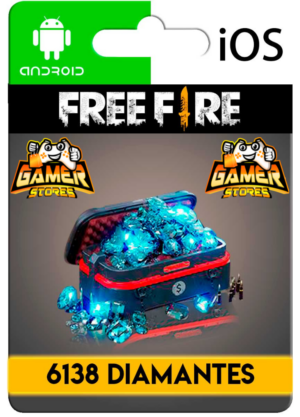 Free Fire: 5600 Diamantes + 560 Bonus Diamantes