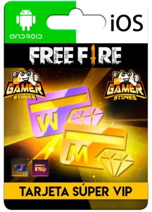 FREE FIRE – TARJETA SÚPER VIP