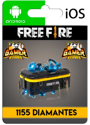 Free Fire: 1060 Diamantes + 106 Bonus Diamantes