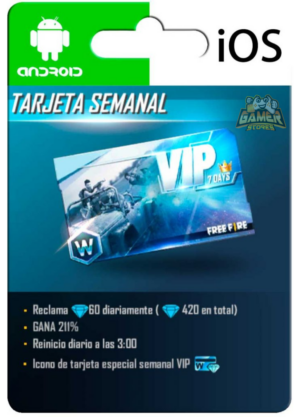 Free Fire – Tarjeta Semanal
