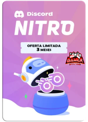 Discord Nitro – 3 Meses – OFERTA LIMITADA
