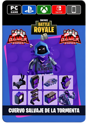 Fortnite – Paquete de Inicio – Cuervo Salvaje de la Tormenta