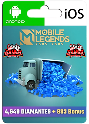 Mobile Legends: Bang Bang – 4649 Diamantes + 883 Bonus