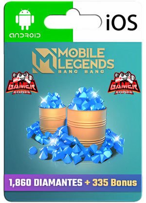Mobile Legends: Bang Bang – 1860 Diamantes + 335 Bonus